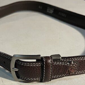 VAELLO Leather Belt – Size 70 – Made in Spain – Brown – Lightly Used